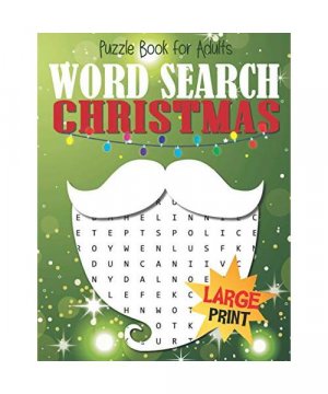 Christmas Word Search Puzzle Book for Adults Large Print: Crossword Puzzles Activity Book for Adults. Funny, Xmas Categories. Brain Exercise, Fun, and Relaxation in one! A4