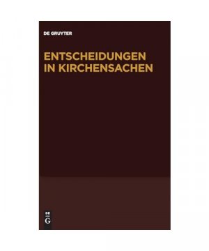 gebrauchtes Buch – 01.07.2020–31.12.2020 (Entscheidungen in Kirchensachen seit 1946)