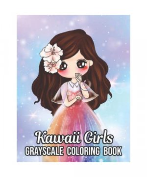 gebrauchtes Buch – Blue Publishing – Kawaii Girls Grayscale Coloring Book: Coloring Book Collection with Cute Portraits, Fun Kawaii Girls Grayscale Designs, with Kawaii Girls Grayscale, Silly Kawaii Girls Grayscale, and More!