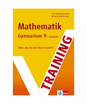 Training Mathematik. 9. Schuljahr Gymnasium