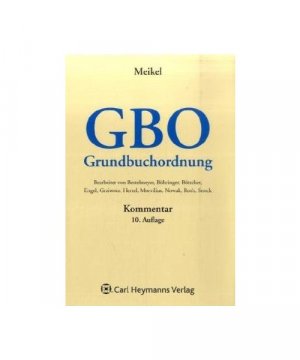 Grundbuchordnung ( GBO )