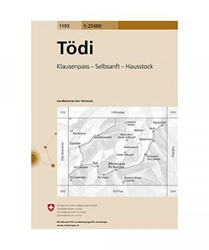 gebrauchtes Buch – Swisstopo 1 : 25 000 Tödi