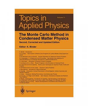 gebrauchtes Buch – The Monte Carlo Method in Condensed Matter Physics