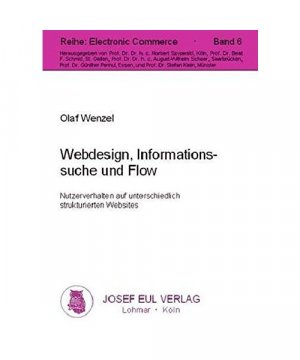 gebrauchtes Buch – Olaf Wenzel – Webdesign, Informationssuche und Flow