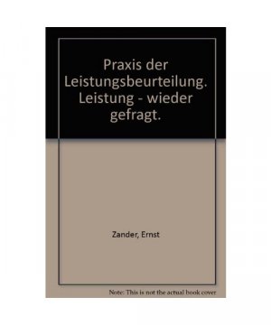 gebrauchtes Buch – Zander, Ernst/Knebel – Praxis der Leistungsbeurteilung.