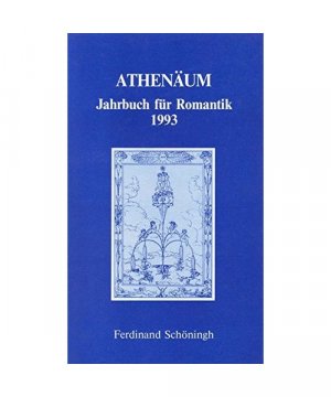 gebrauchtes Buch – AthenÃ¤um Jahrbuch fÃ¼r Romantik / AthenÃ¤um Jahrbuch fÃ¼r Romantik