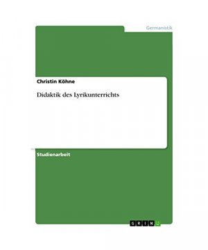 Didaktik des Lyrikunterrichts