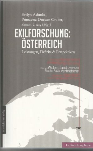 Exilforschung: Österreich : Leistungen, Defizite & Perspektiven. Simon Usaty ; unter Mitarbeit von Fritz Hausjell und Irene Nawrocka / Exilforschung heute ; Band 4