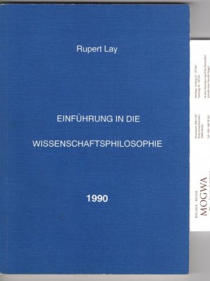 Einführung in die Wissenschaftsphilosophie.