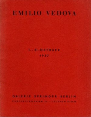 1.- 31.Oktober, 1957. Text von Werner Haftmann