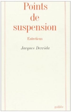 Points de suspension: Entretiens persönliche Widmung an Yves Bonnefoy