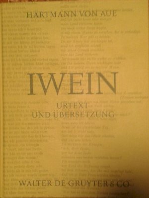 Iwein, Übersetzung und Anmerkung von Thomas Cramer