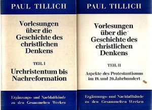 Vorlesungen über die Geschichte des christlichen Denkens, Teil 1: Urchristentum bis Nachreformation, Teil 2: Aspekte des Protestantismus im 19. und 20 […]