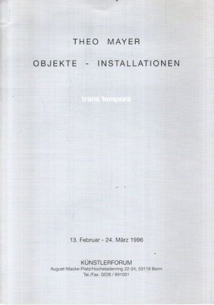 Objekte - Installationen. trans tempora, Absolutionen- den Göttern ein Geschenk