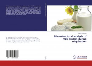 Microstructural analysis of milk protein during rehydration