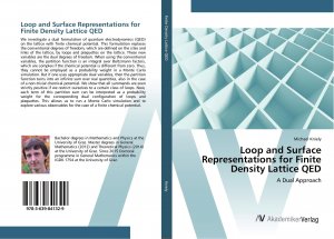 Loop and Surface Representations for Finite Density Lattice QED / A Dual Approach