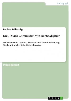 Die ¿Divina Commedia¿ von Dante Alighieri / Die Visionen in Dantes ¿Paradiso¿ und deren Bedeutung für die mittelalterliche Visionsliteratur