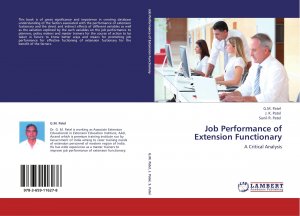 Job Performance of Extension Functionary / A Critical Analysis