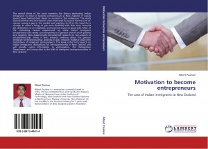 Motivation to become entrepreneurs / The case of Indian immigrants to New Zealand