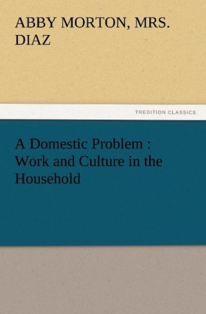 A Domestic Problem : Work and Culture in the Household