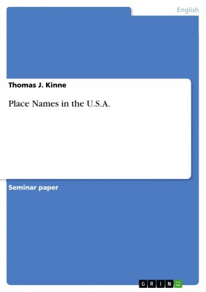 Place Names in the U.S.A.