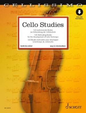 Cello Studies / 120 motivierende Etüden zur Entwicklung der Cellotechnik. Violoncello.