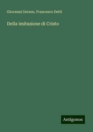 Della imitazione di Cristo