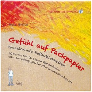 neues Buch – Gefühl auf Packpapier - Gezeichnete Befindlichkeiten (Luxusbox) / 50 Karten für das eigene Wohlbefinden oder den pädagogischen therapeutischen Einsatz