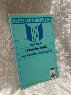 gebrauchtes Buch – Hahnengreß, Karl-Heinz und Bertolt Brecht – Lektürehilfen Bert Brecht "Leben des Galilei"