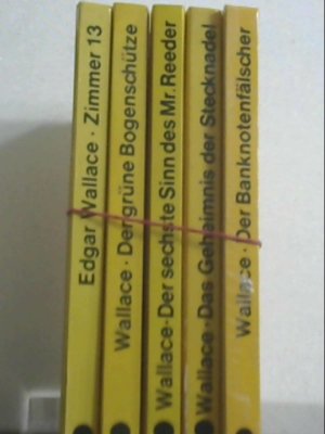 5 x Edgar Wallace : 1. Das Geheimnis der Stecknadel , 2. Der sechste Sinn des Mr. Reeder , 3. Der grüne Bogenschütze , 4. Der Banknotenfälscher , 5. Zimmer […]
