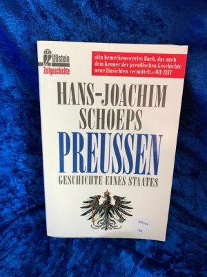 gebrauchtes Buch – Schoeps, Hans J – Preußen Geschichte eines Staates