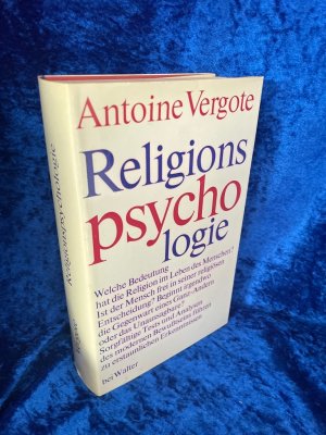 antiquarisches Buch – antoine vergote – Religionspsychologie antiquarisches Buch – antoine vergote – Religionspsychologie