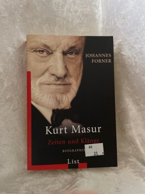 gebrauchtes Buch – Johannes Forner – Kurt Masur: Zeiten und Klänge. (0) Zeiten und Klänge.