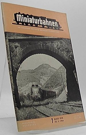 antiquarisches Buch – Katalog – Miniaturbahnen die Führende deutsche Modellbahnzeitschrift Band 7