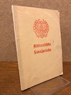 antiquarisches Buch – Neugebauer, H.  – Alttirolische Sinnsprüche