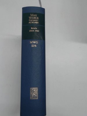 Briefe 1909-1910. Hrsgg. von M. Rainer Lepsius und Wolfgang J. Mommsen in Zusammenarbeit mit Birgit Rudhard und Manfred Schön. Max Weber Gesamtausgabe […]