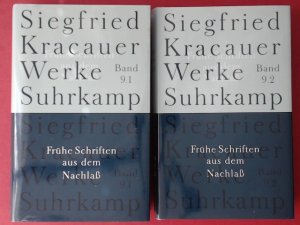 Frühe Schriften aus dem Nachlaß (Nachlass) (vollständig in 2 Bänden). Herausgegeben von Ingrid Belke. Band 9.1 und 9.2 aus der Reihe "Werke".