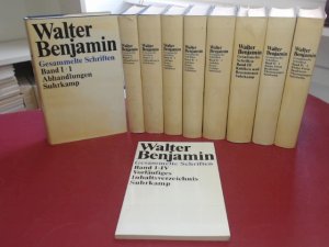 Gesammelte Schriften (unvollständig in 10 Büchern, Band I-IV in 9 Teilbänden + Vorläufiges Inhaltsverzeichnis). Unter Mitwirkung von Theodor W. Adorno […]