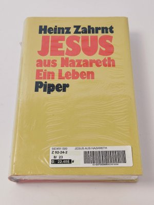 neues Buch – Heinz Zahrnt – Jesus aus Nazareth : Ein Leben