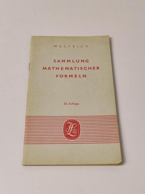 Sammlung mathematischer Formeln