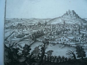 antiquarisches Buch – Merian Matthaeus – Coburg, anno 1648, Kupferstich, Matthäus Merian, selten