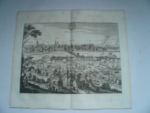 Ingolstadt, anno 1646, Ansicht-Merian Matthäus, verlegt in Theat