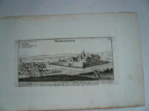 Heitersheim, anno 1720, Kupferstich, Bodenehr Gabriel