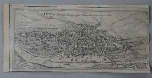 Jena, anno 1590, Radierung, Braun/Hogenberg