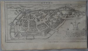 Gotha, anno 1590, Radierung, Braun/Hogenberg