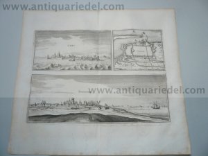 Calais+Dunkerque, anno 1650, Merian M.