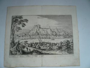 Dinant, anno 1647, copperengraving, Merian Matthäus, edited in h