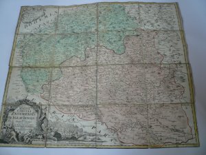 Znoymensis/Iglaueinsis,anno 1720, map Homann J.B., old colours C