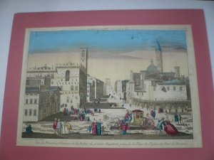 Florenz, anno 1770, Guckkastenblatt, Basset