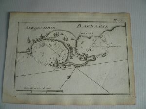 Alexandria, anno 1795, Roux J. Copperengraving, edited by Joseph